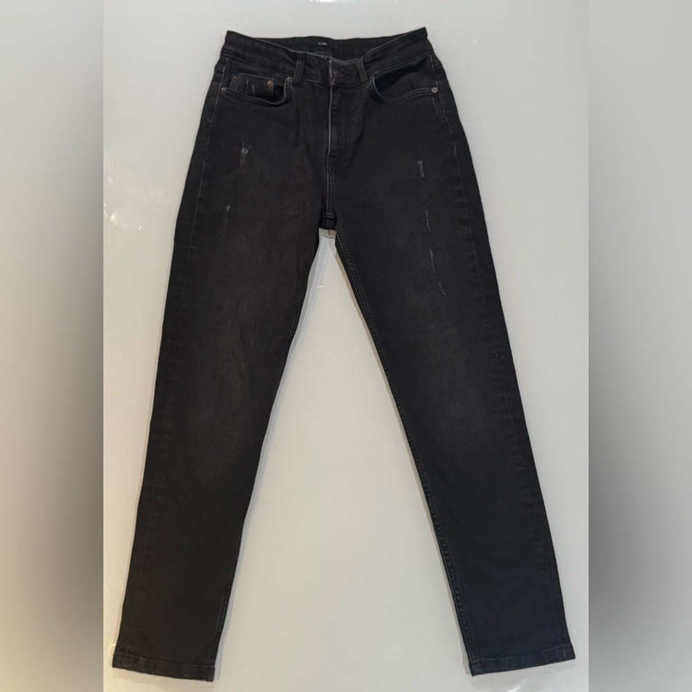 RUTI Black High-Rise Slim Jeans – Size 0